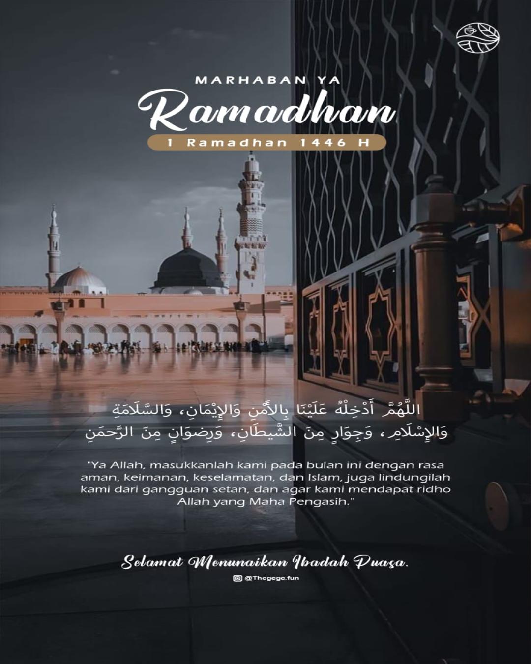 Selamat Menjalankan Ibadah Puasa Ramdhan 1446 H